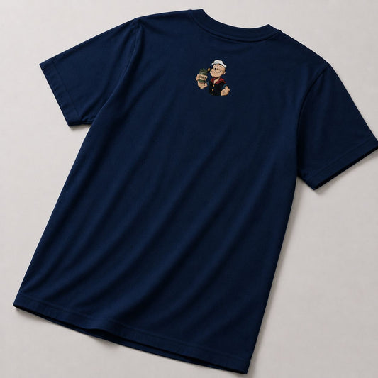 FabToys Popeye Classic Graphic Printed T-Shirt – Navy Blue